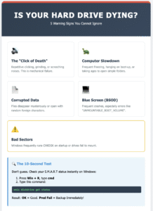 Hard Drive Failure Signs