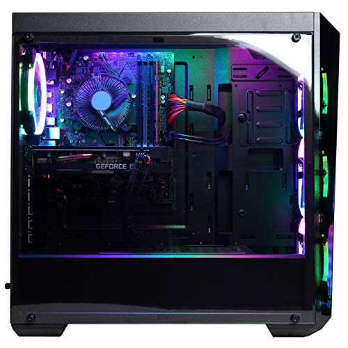CYBERPOWERPC Gamer Xtreme VR Gaming PC, Intel Core i5-9400F 2.9GHz, NVIDIA GeForce GTX 1660 6GB, 8GB DDR4, 240GB SSD, 1TB HDD, WiFi Ready & Win 10 Home (GXiVR8060A8, Black)