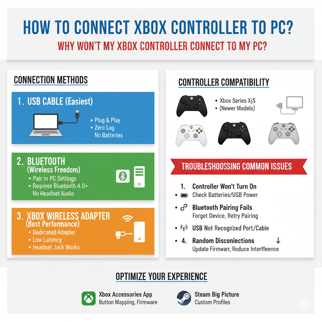 How To Connect Xbox Controller to PC. PcBuildAdvisor.com How To Connect Xbox Controller to PC