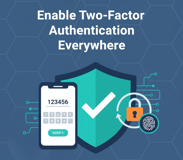 Enable Two-Factor Authentication Everywhere.