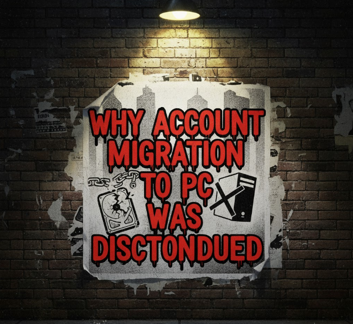 Why Account Migration to PC Was Discontinued.