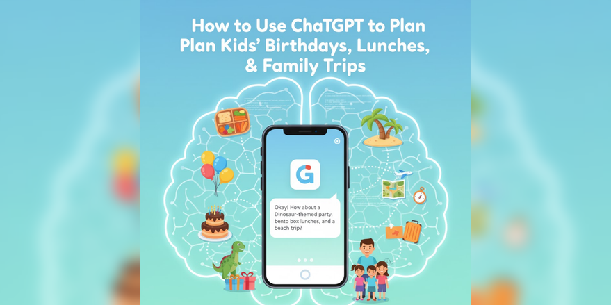 How to Use ChatGPT to Plan Kids' Birthdays, Lunches & Family Trips.