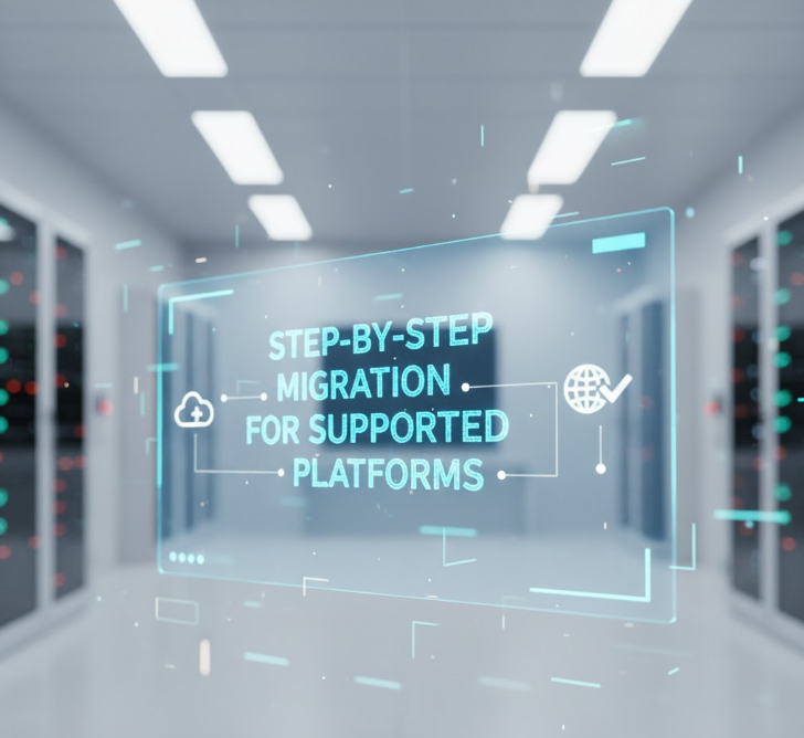 Step-by-Step Migration for Supported Platforms.