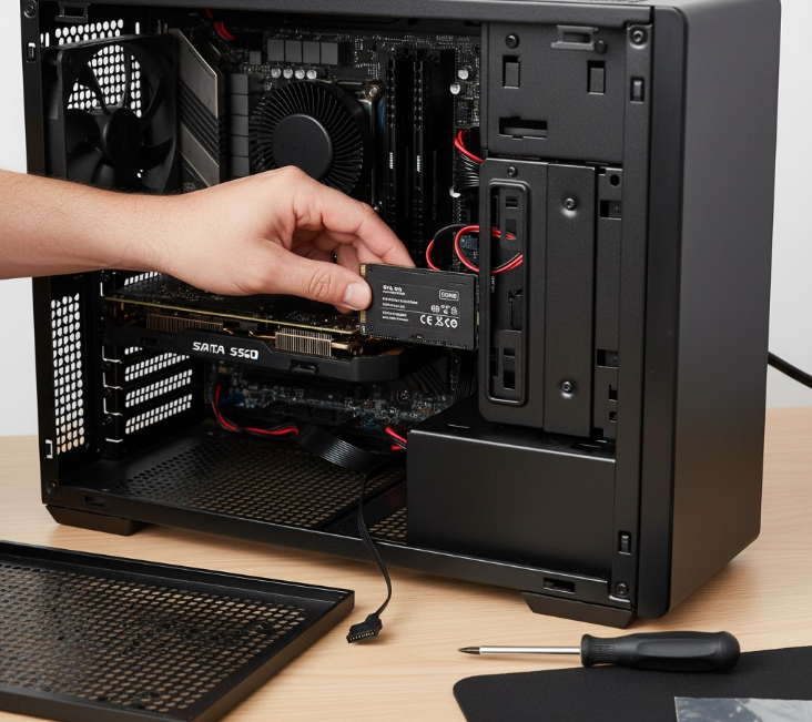 How to Install a SATA SSD. PcBuildAdvisor.com How to Install a SATA SSD