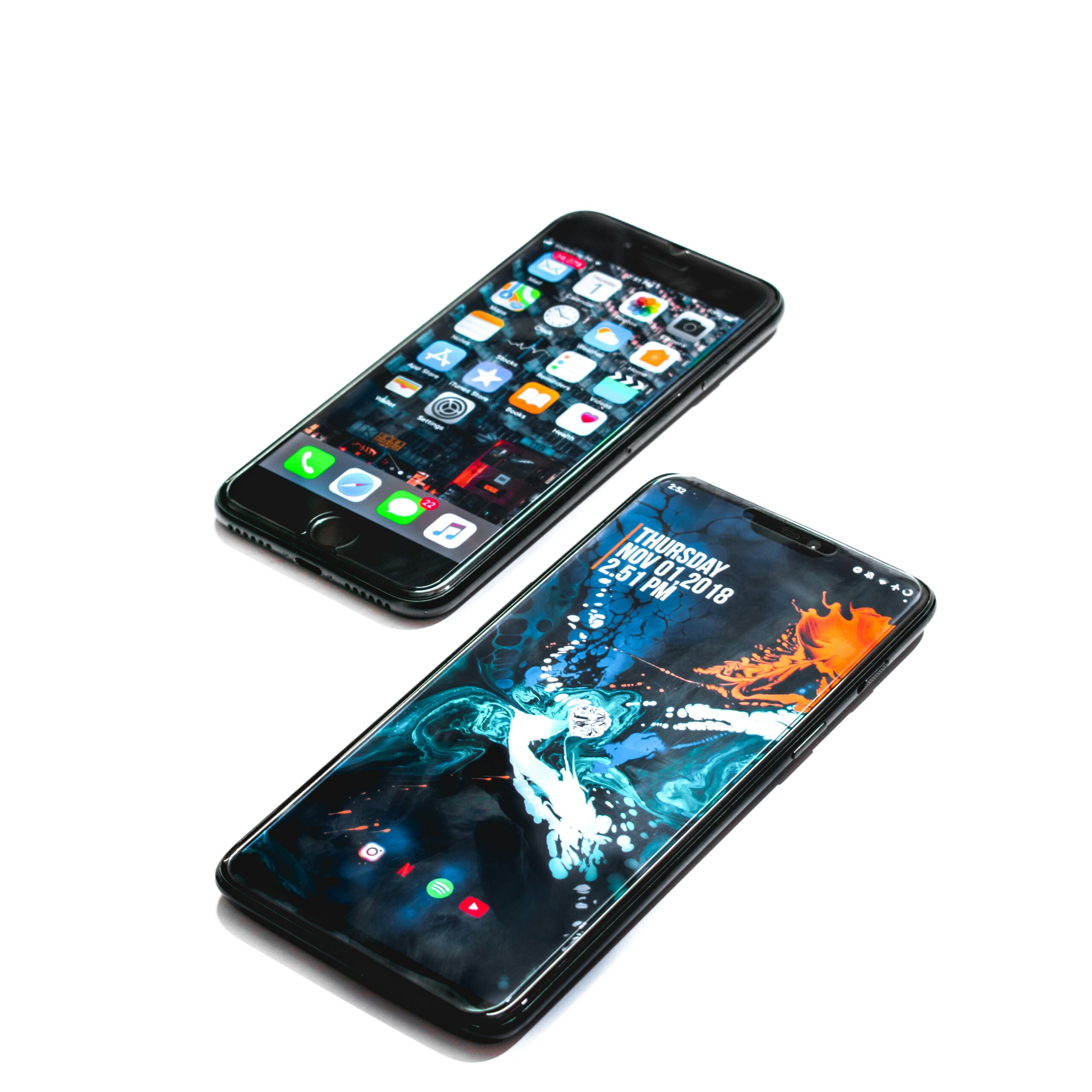 Android and iphone