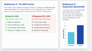 NPU for Mini PC AI Server