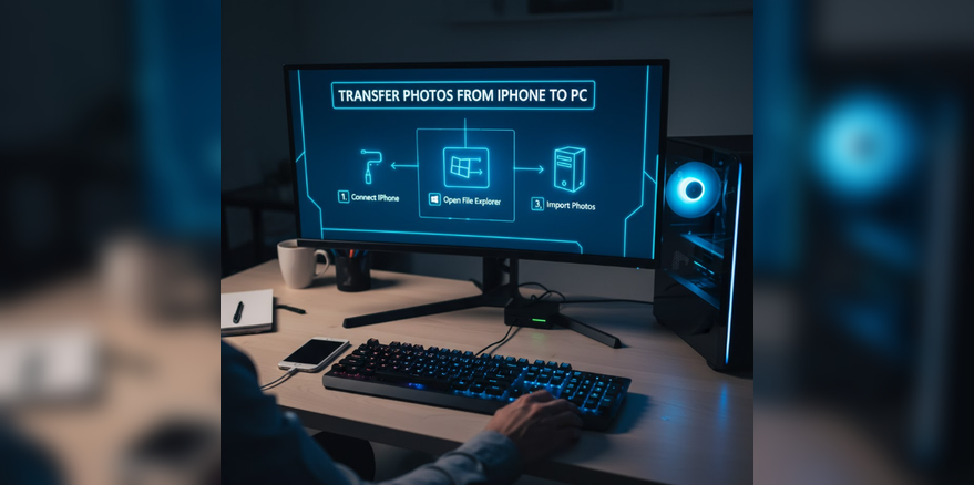 How to Transfer Photos from iPhone to Pc.