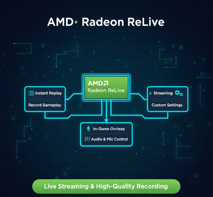 AMD Radeon ReLive. PcBuildAdvisor.com AMD Radeon ReLive.