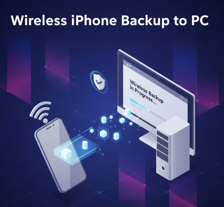Wireless iPhone Backup to PC.