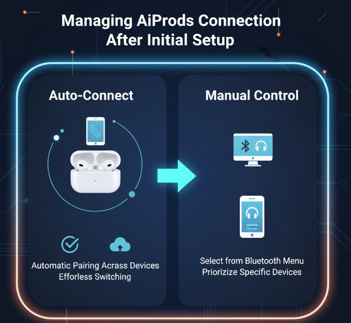 Managing AirPods Connection After Initial Setup.