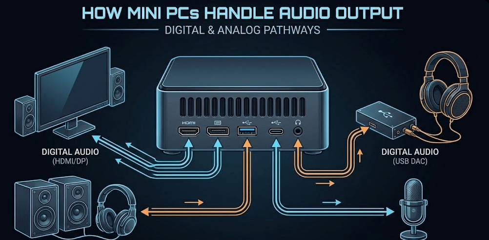 How Mini PCs Handle Audio Output.