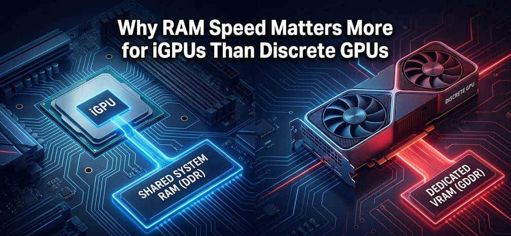 Why RAM Speed Matters More for iGPUs Than Discrete GPUs.