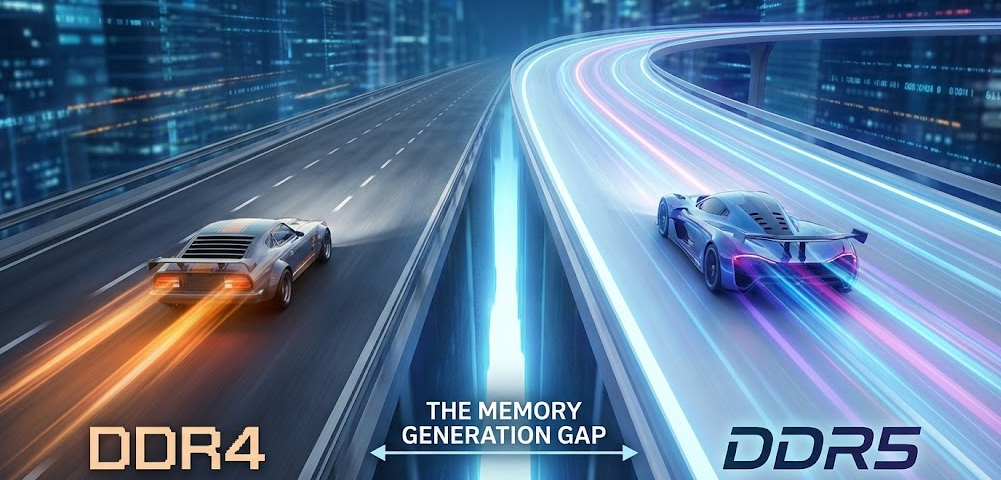 DDR4 vs DDR5: The Memory Generation Gap.