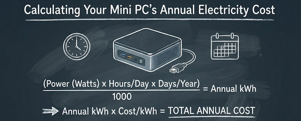 Calculating Your Mini PC’s Annual Electricity Cost.