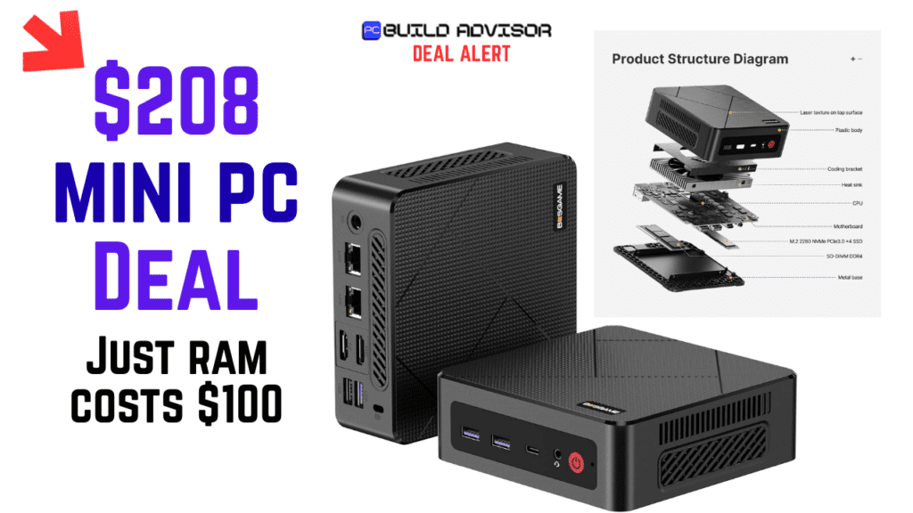 Bosgame Mini PC $200