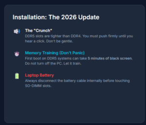 Ram Installation Guide