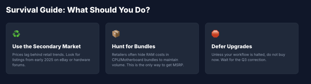 Ram Shortage - How to Deal With it