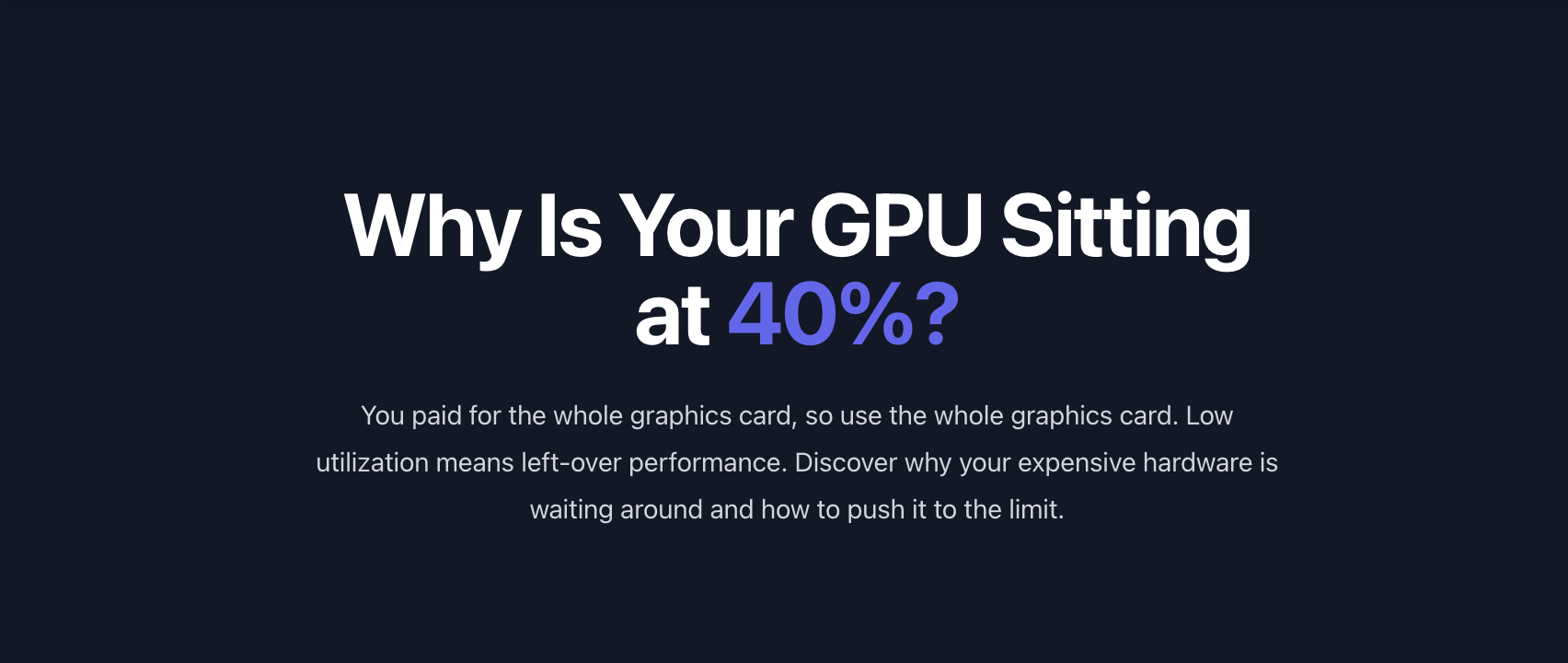How to Increase GPU Utilization: Why Is Your GPU Under-utilized? - PC ...