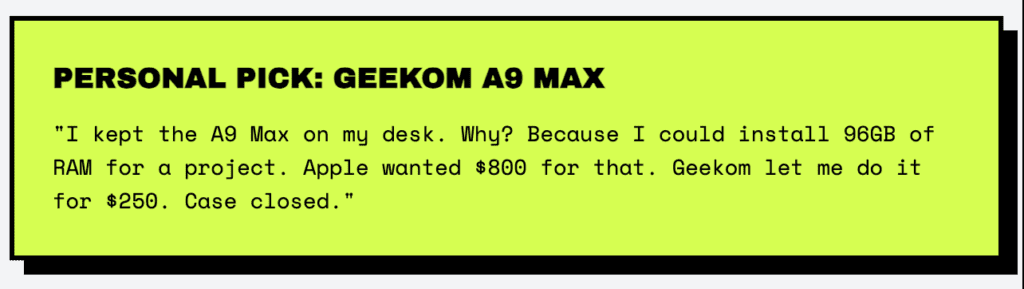 My Personal Pick - Mac Mini vs Mini PC for 2026