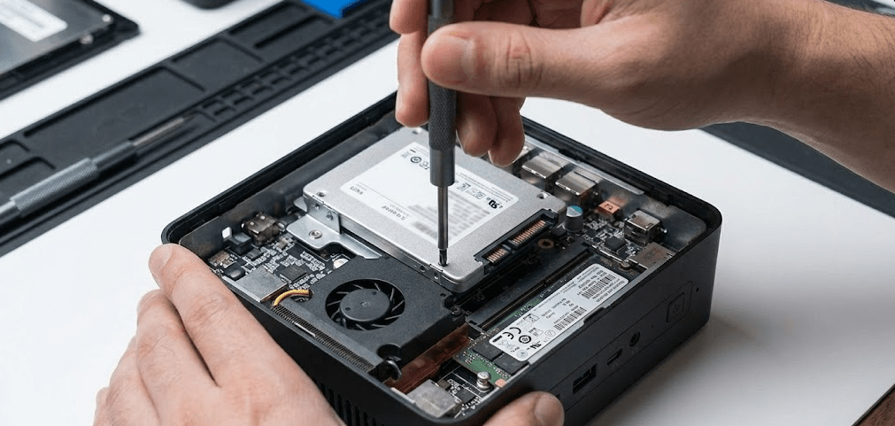 Installing a 2.5 Inch SSD in Your Mini PC.