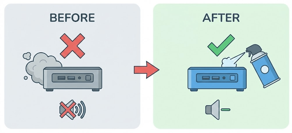 Step-by-Step: Reducing Mini PC Fan Noise.