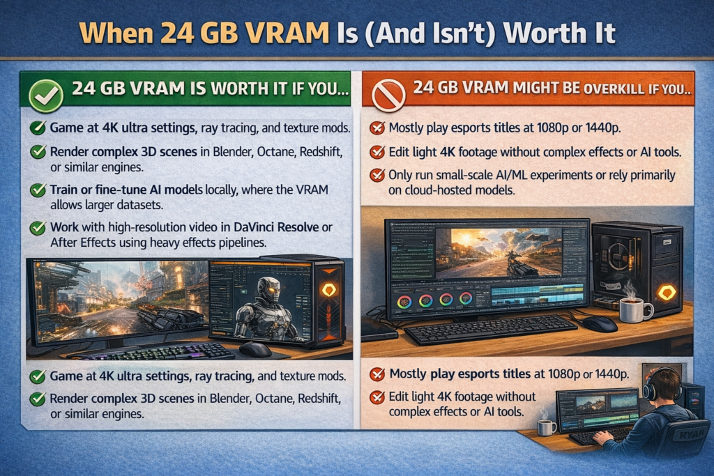 When 24 GB VRAM Is (And Isn't) Worth It.