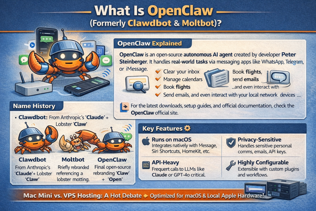 What Is OpenClaw (Formerly Clawdbot & Moltbot).