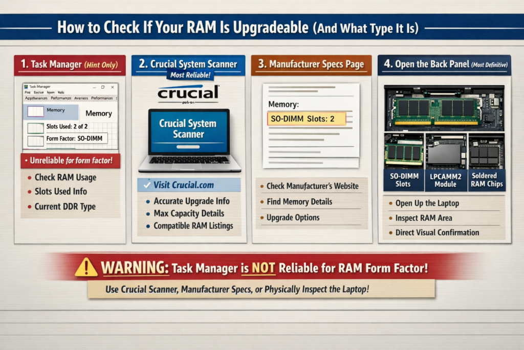How to Check If Your RAM Is Upgradeable.
