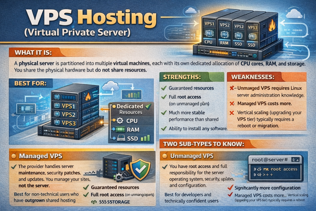 VPS Hosting (Virtual Private Server).