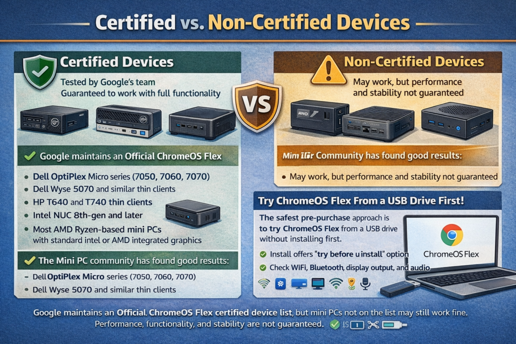 Certified vs. Non-Certified Devices.