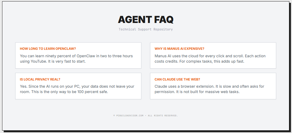 FAQs: Which AI Agent To Choose?