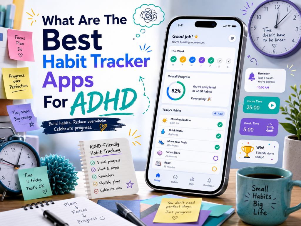 Step-by-Step: How to Actually Start Using a Habit Tracker With ADHD.